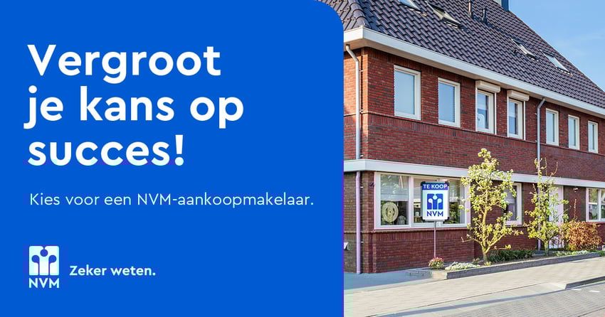 Vergroot je kans op succes met een makelaar